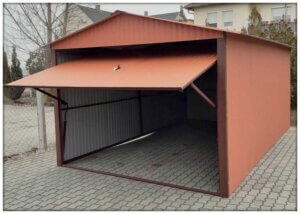 Plechová garáž 3×5 sedlová strecha BTX 8004